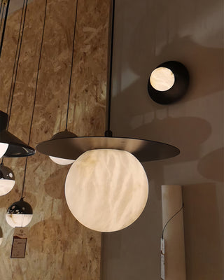 Disc Alabaster Pendant Light