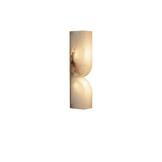 Double Curve Alabaster Wall Light