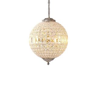 Vintage style crystal ball Pendant Light