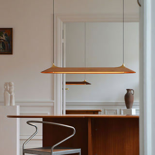 Mernoe walnut pendant lamp