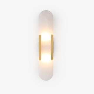 Modern Vertical Alabaster Wall Sconce