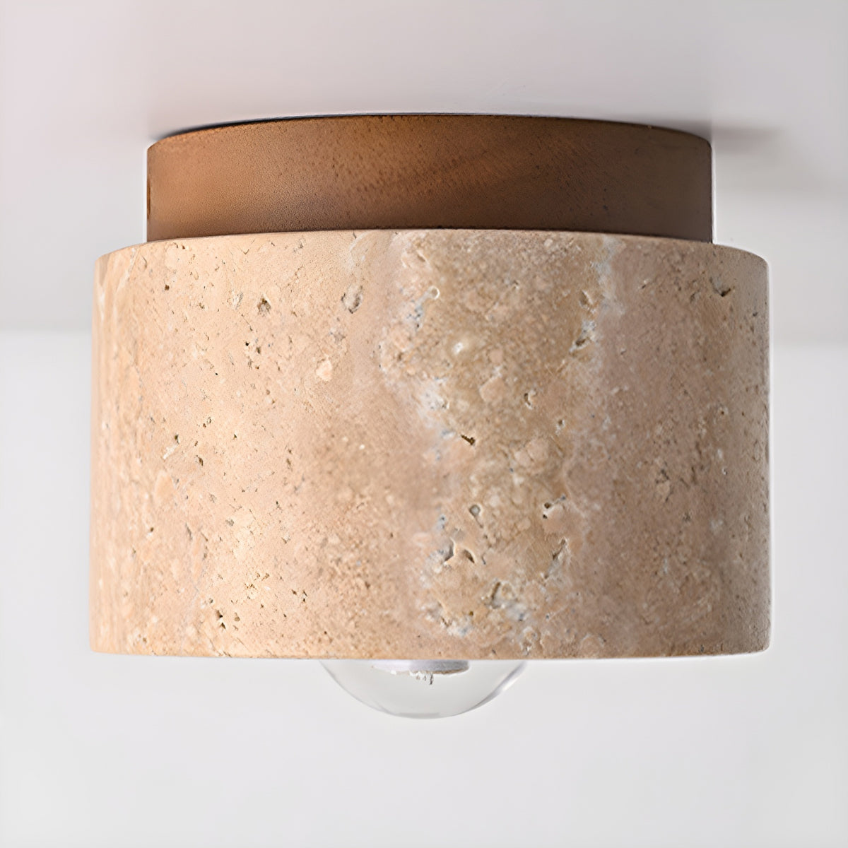 Minimalist Rustic Stone Ceiling Light - view 17 | Liootrlamp