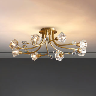 8-head flower ceiling lamp