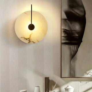 Circular Glow Marble Wall Sconce