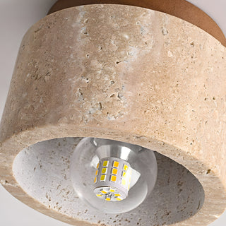 Minimalist Rustic Stone Ceiling Light