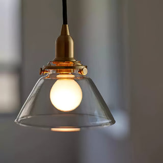 Minimalist Cone Shaped Glass Pendant Lamp