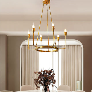 Classic ring candlestick chandelier