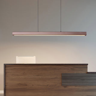 Walnut minimalist wood chandelier