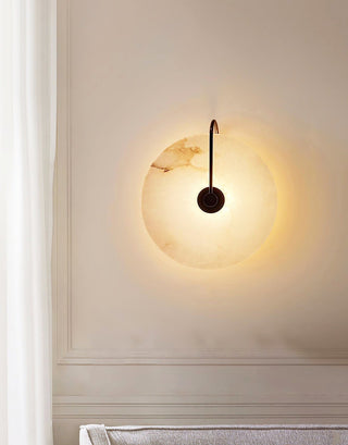 Circular Glow Marble Wall Sconce