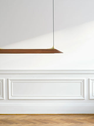 Mernoe walnut pendant lamp