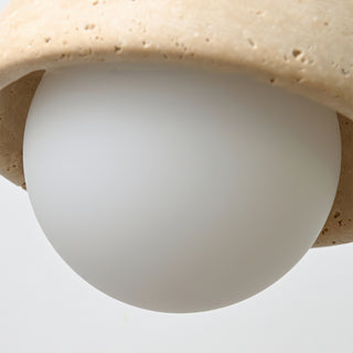 Wabi-Sabi Textured Stone Pendant Light