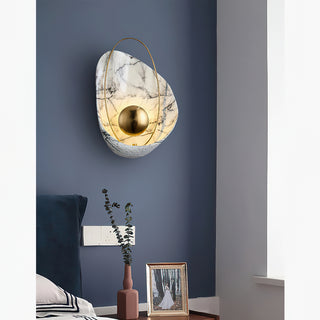 Artisan Shell Marble Wall Sconce