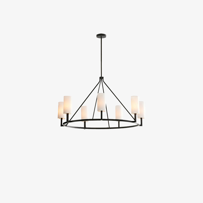 Modern Farmhouse Wagon Wheel Chandelier