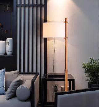 Minimalist Wooden Adjustable Floor Lamp