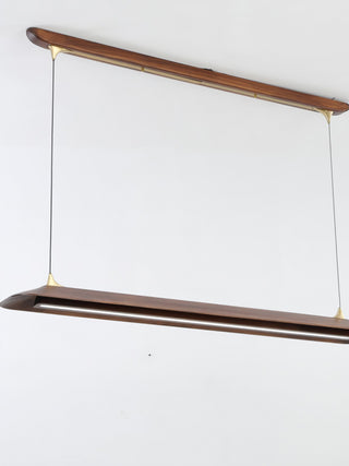 Mernoe walnut pendant lamp