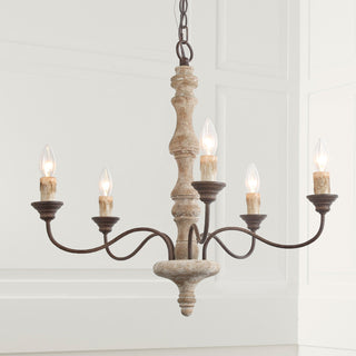 Rustic 5-Light Farmhouse Chandelier