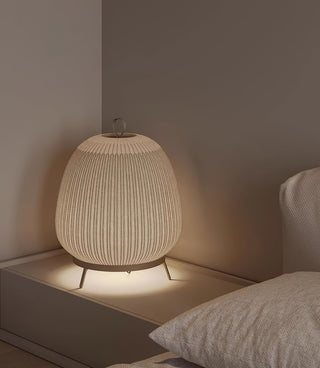 Textured Dome  Lantern Knit Table Lamp