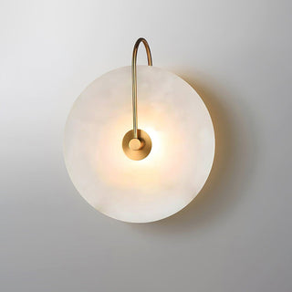 Circular Glow Marble Wall Sconce