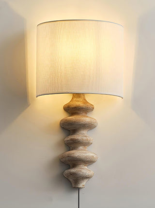 fishbone solid wood wall lamp