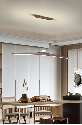 Walnut Long Island Pendant Lamp