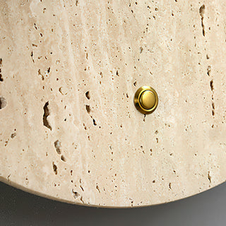 Japanese Oval Travertine Wall Light