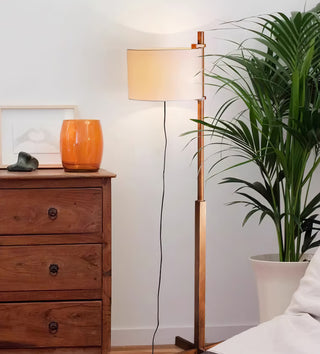 Minimalist Wooden Adjustable Floor Lamp