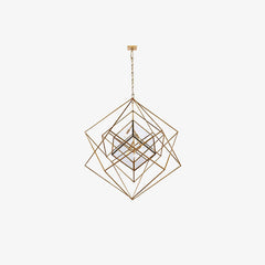Contemporary Abstract Metal Chandelier