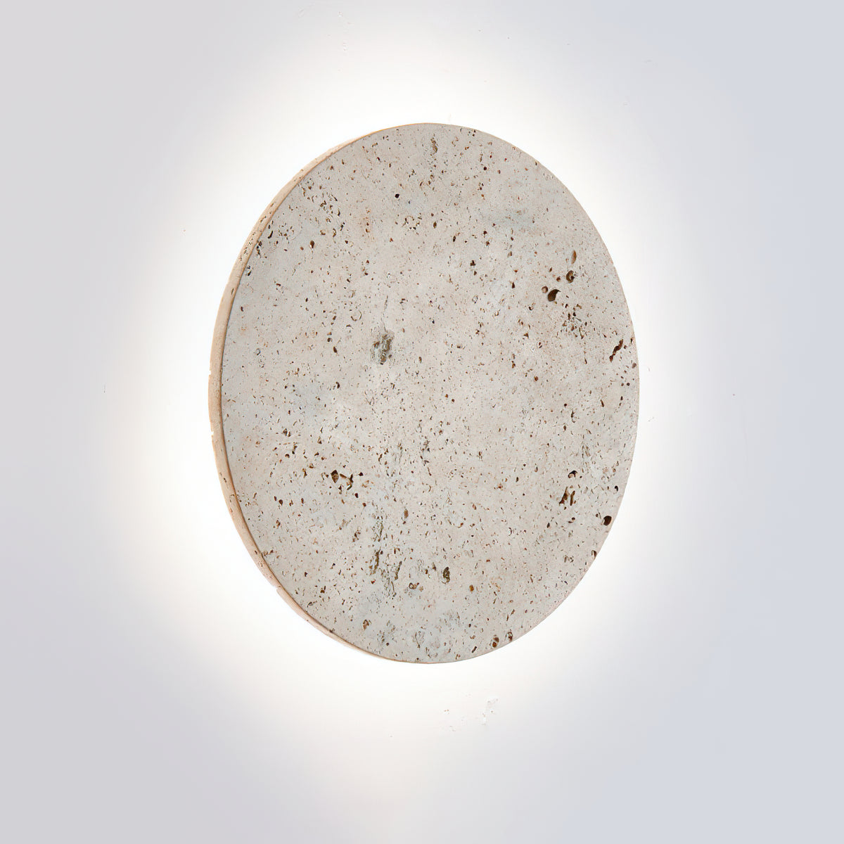 Round Natural Stone LED Wall Light - view 12 | Liootrlamp
