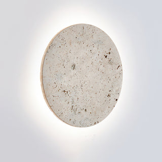 Round Natural Stone LED Wall Light