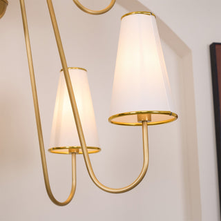 Gold Two-Tier Montreuil  Chandelier