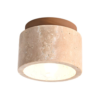 Minimalist Rustic Stone Ceiling Light