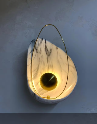 Artisan Shell Marble Wall Sconce