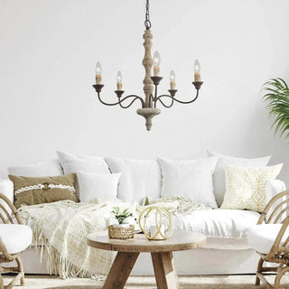 Rustic 5-Light Farmhouse Chandelier