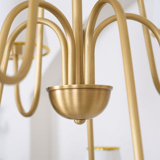 Gold Two-Tier Montreuil  Chandelier