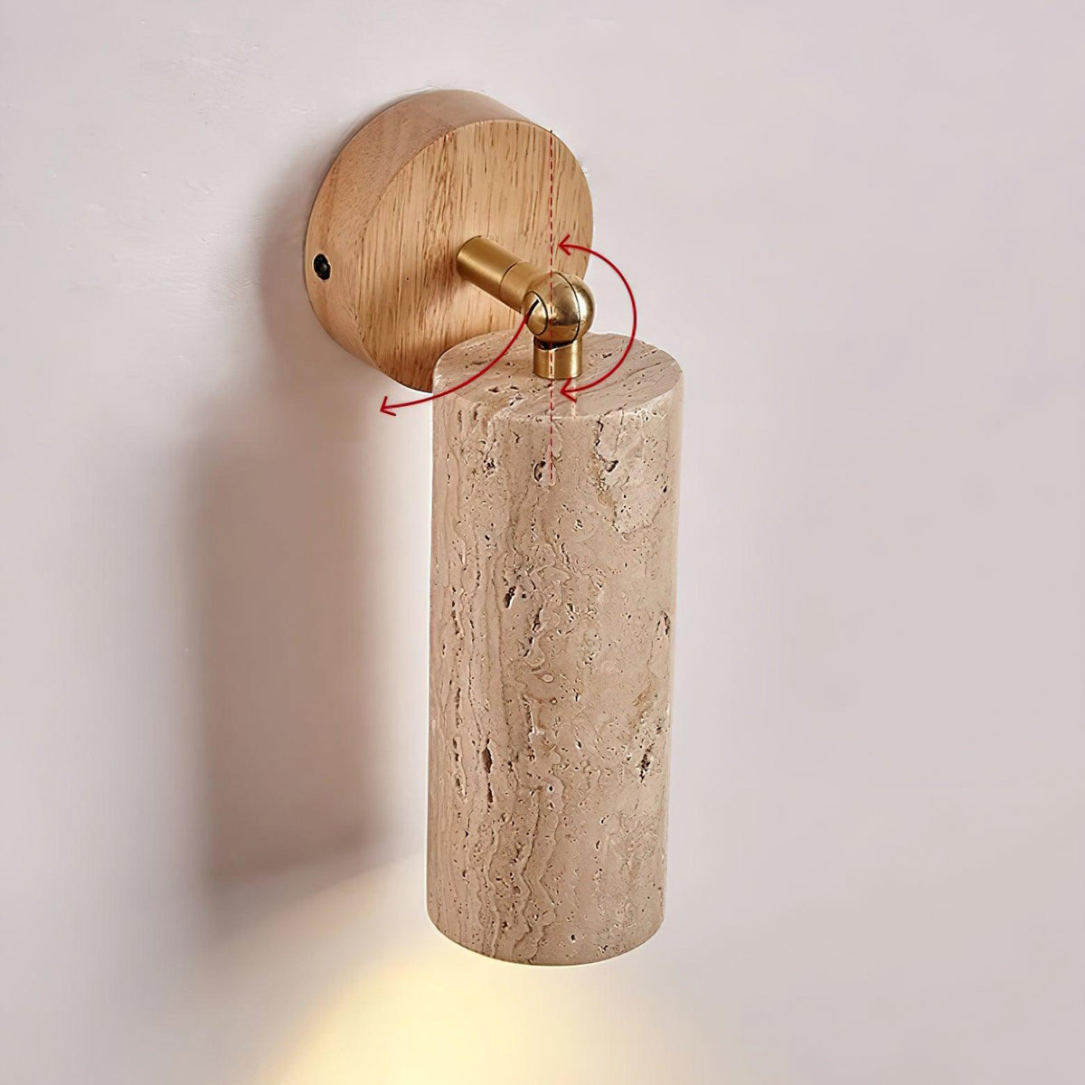 Mireille Modern Rustic Pivot Wall Lamp - view 15 | Liootrlamp