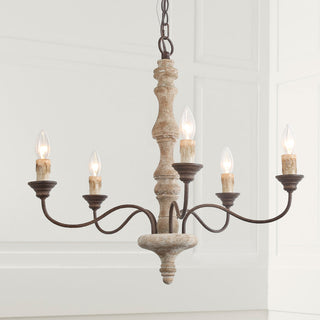 Rustic 5-Light Farmhouse Chandelier