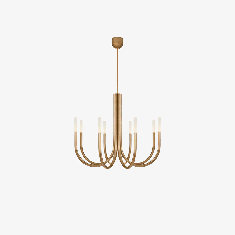 Modern Articulating 8-Light Mobile Chandelier