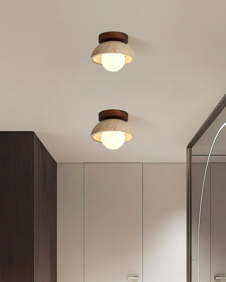 Piedra wood ceiling lamp