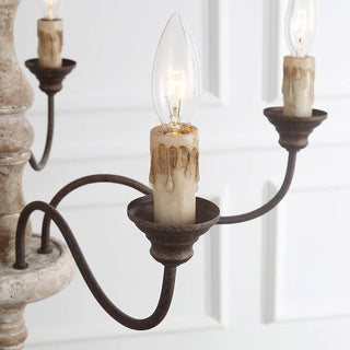 Rustic 5-Light Farmhouse Chandelier