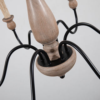 Rustic Farmhouse Candlestick Chandelier