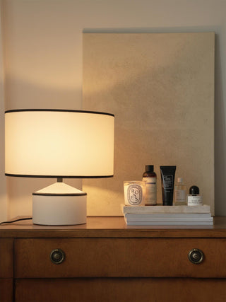 Cyls Minimalist Drum Shade Table Lamp