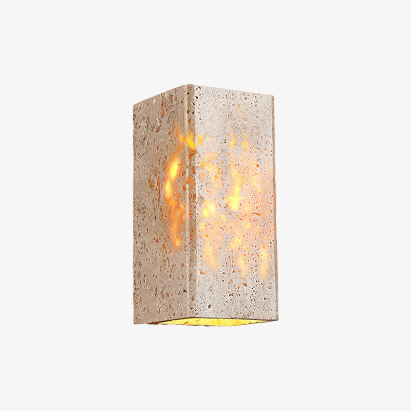 مصباح جداري حجر مستطيل LED