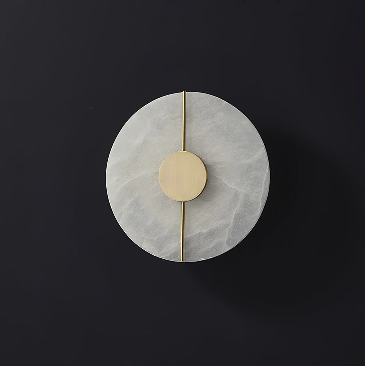 Zen Harmony Round Marble Wall Light - view 20 | Liootrlamp