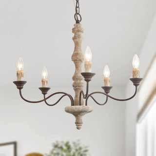 Rustic 5-Light Farmhouse Chandelier