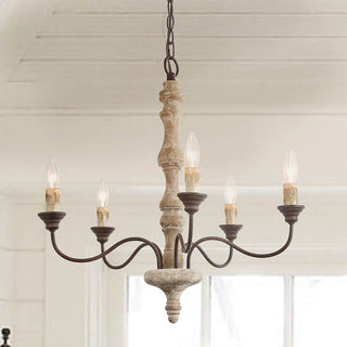 Rustic 5-Light Farmhouse Chandelier