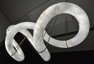 Helix Alabaster Pendant Light