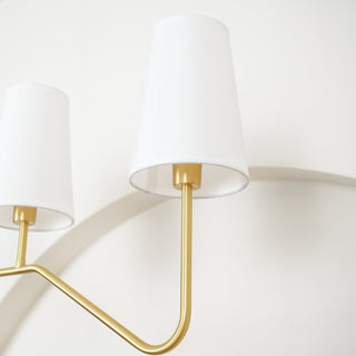 Daphne Brass Linear American Chandelier