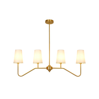 Daphne Brass Linear American Chandelier