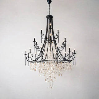 Tatum Lux American Shell Crystal Chandelier