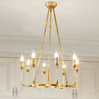 Classic ring candlestick chandelier